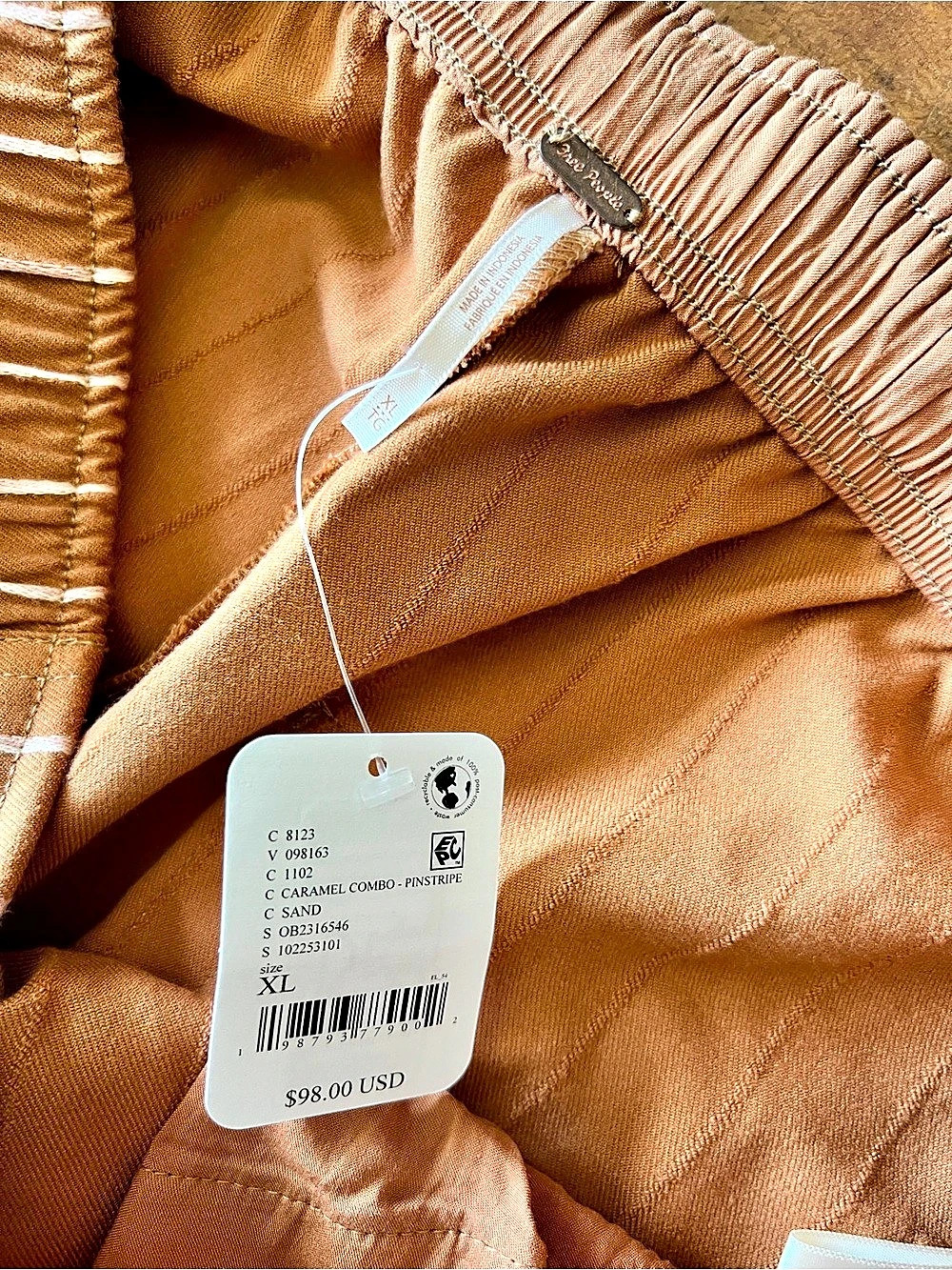 Free People Nice Choice Pull-On
Trousers in Natural - XL NWT - Picture 8 of 16